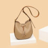Aito Nahkalaukku Ella, Beige Venetsialainen - Image 6