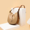 Aito Nahkalaukku Ella, Beige Venetsialainen - Image 7