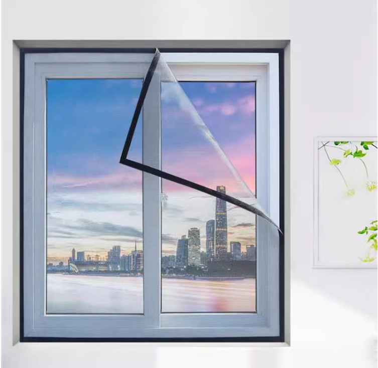 180 x 140 cm itsekiinnittyvä tarranauha hyttysverkko ikkunaan tai oveen estämään hyttysiä Lignum