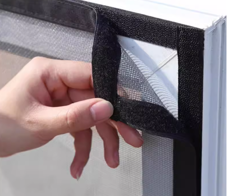 180 x 140 cm itsekiinnittyvä tarranauha hyttysverkko ikkunaan tai oveen estämään hyttysiä Lignum - Image 2