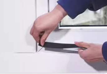 180 x 140 cm itsekiinnittyvä tarranauha hyttysverkko ikkunaan tai oveen estämään hyttysiä Lignum - Image 4